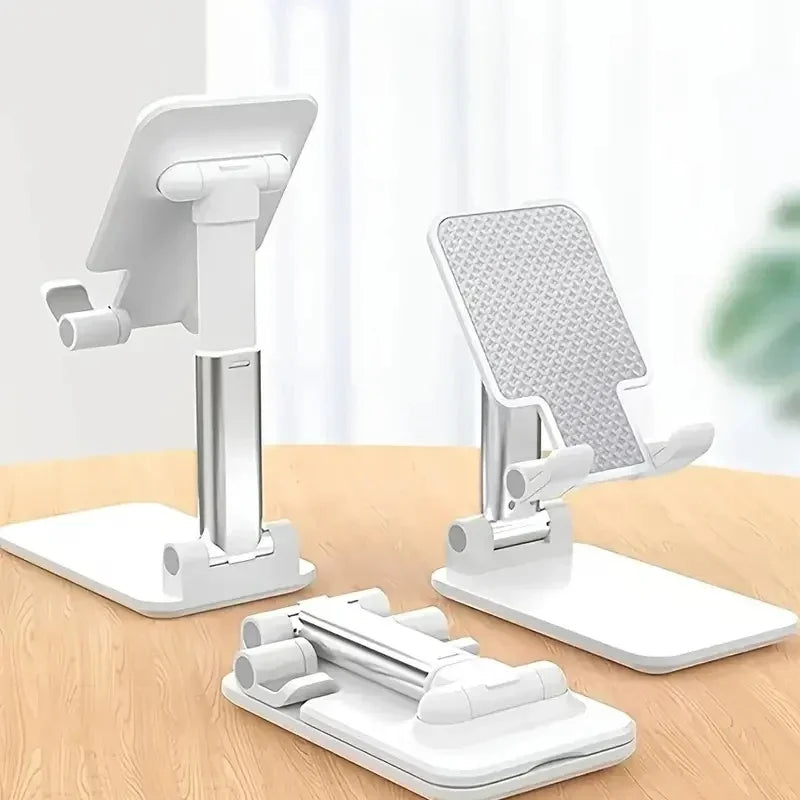 Cell Phone Stand, Adjustable Angle Height Phone Stand for Desk, Fully Foldable/Portable Phone Holder, Compatible for iPhone