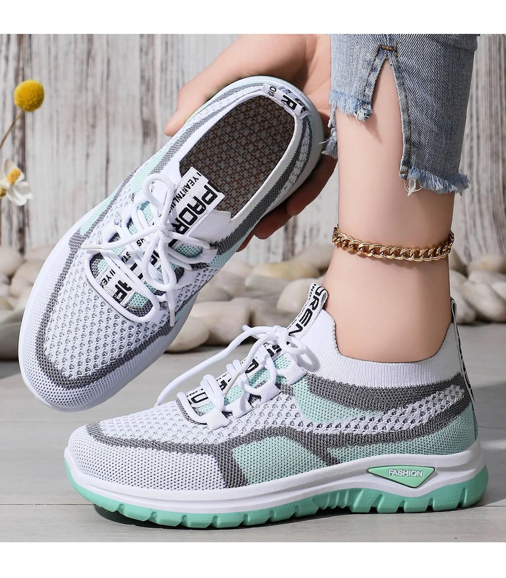 Women Sneakers 2026 New Spring Autumn Brand Luxury Vulcanize Shoes Casual Footwear Zapatillas Mujer Light Flat Breathable Shoes