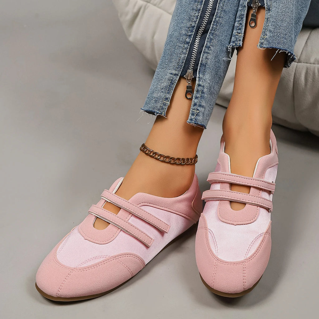 Flats Women's Sports Shoes Fashion Sneakers Casual Shallow Loafers Shoes Walking Ballet Shoes Trend Cozy Zapatillas De Mujer