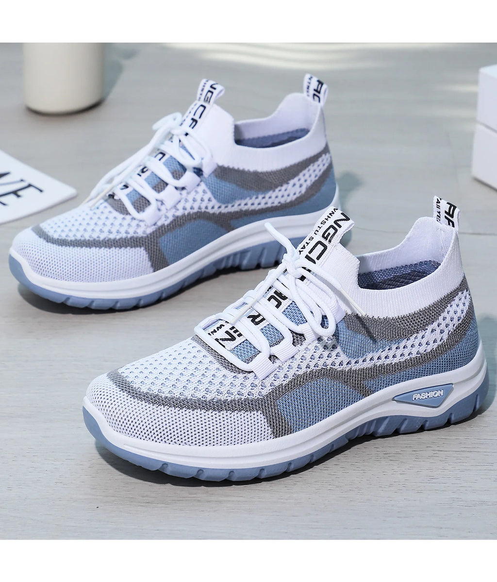 Women Sneakers 2026 New Spring Autumn Brand Luxury Vulcanize Shoes Casual Footwear Zapatillas Mujer Light Flat Breathable Shoes