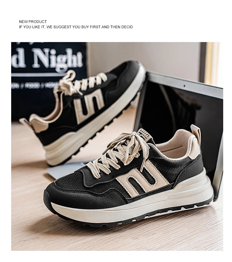 Men's sneakers four seasons new stinkproof breathable soft sole outdoor casual running shoes fashion student joker sports shoes