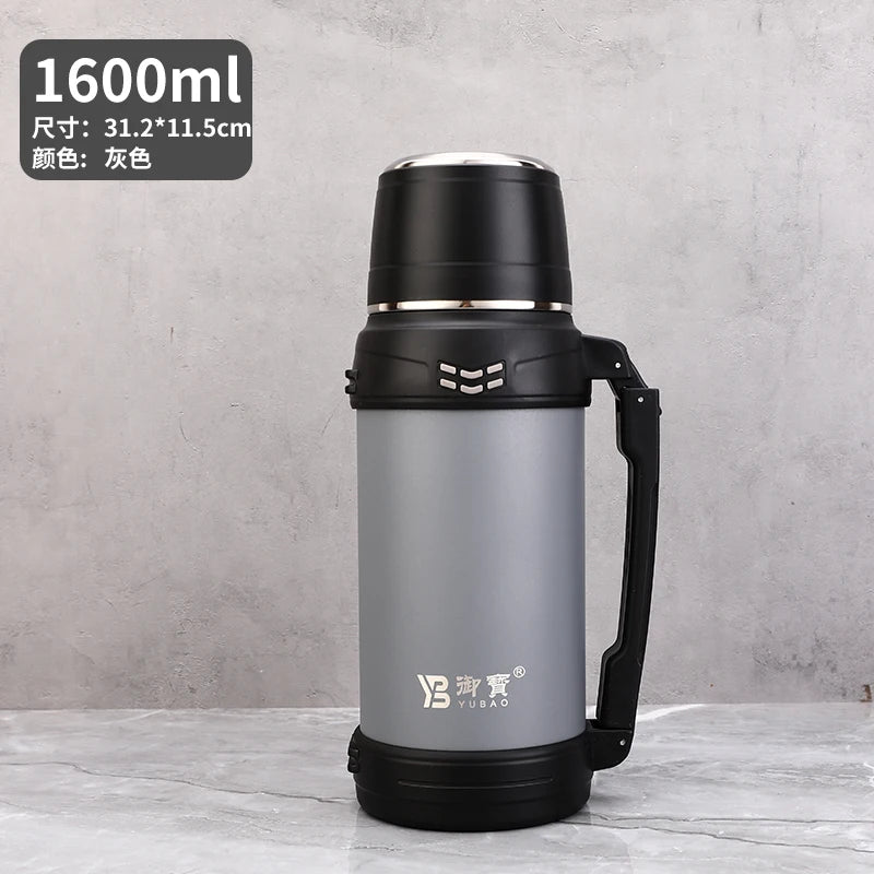 Travel Mug With Handle Stainless Steel Travel Mug Vacuum Cup With Lid Coffee Mugs  Thermal Cups With Adjustable