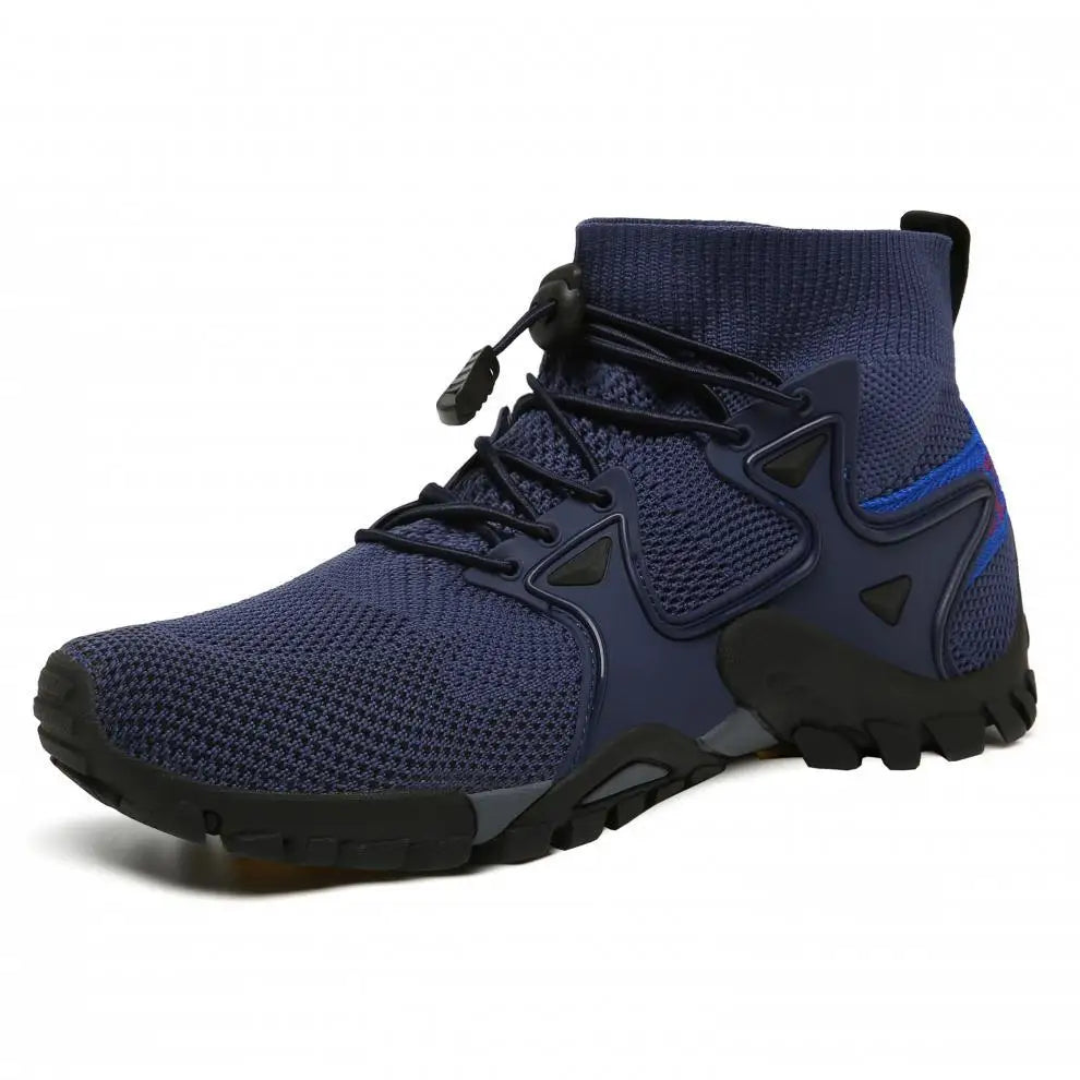 Shoes for Men Walking  2026 Summer New High Top Boots Breathable Mesh Mountaineering Outdoor Comfortable Leisure Travel Sneakers