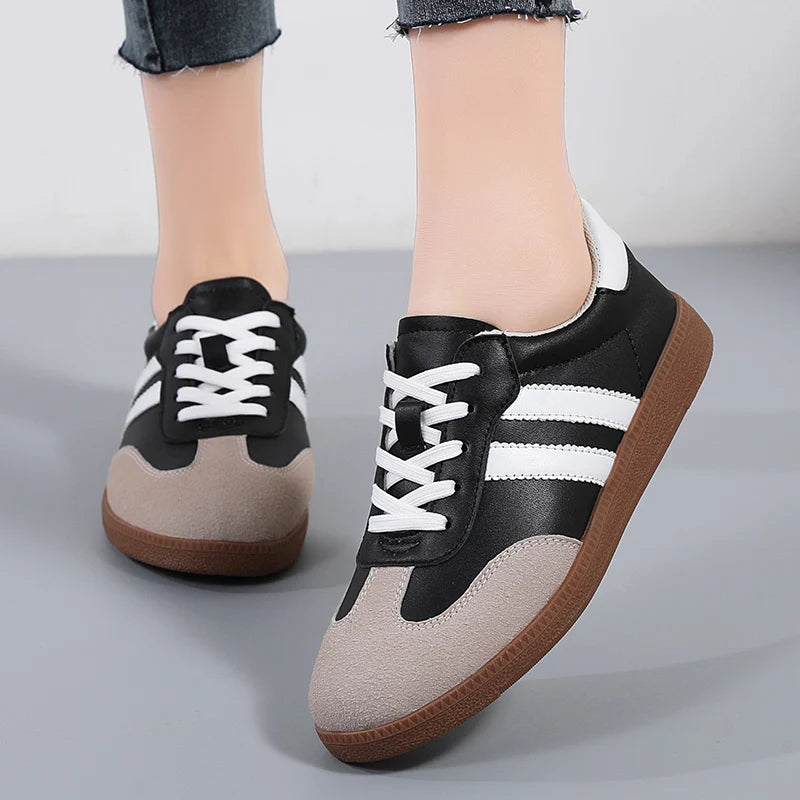 2026 Women Sneakers Fashion Shoes Spring Trend Casual Flats Female New Fashion Comfort White Vulcanized Platform Shoes for Women
