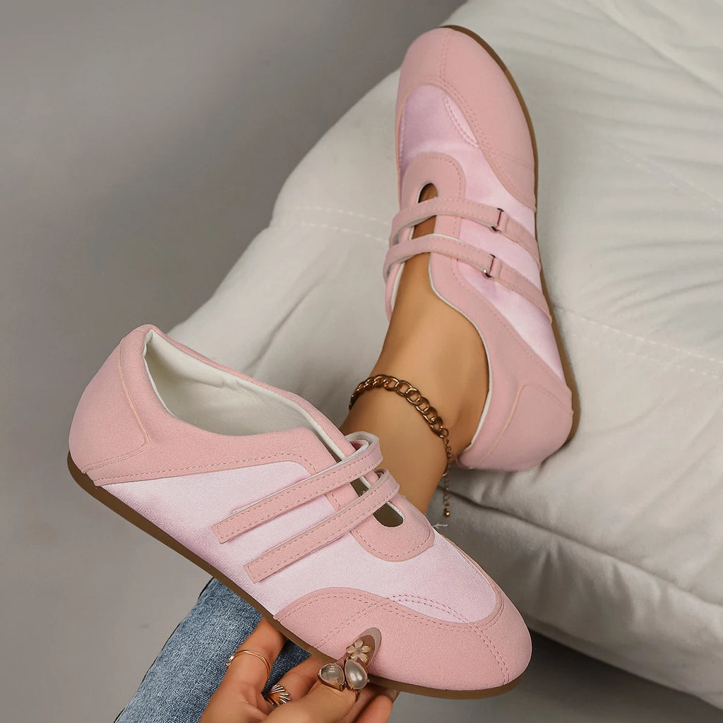 Flats Women's Sports Shoes Fashion Sneakers Casual Shallow Loafers Shoes Walking Ballet Shoes Trend Cozy Zapatillas De Mujer