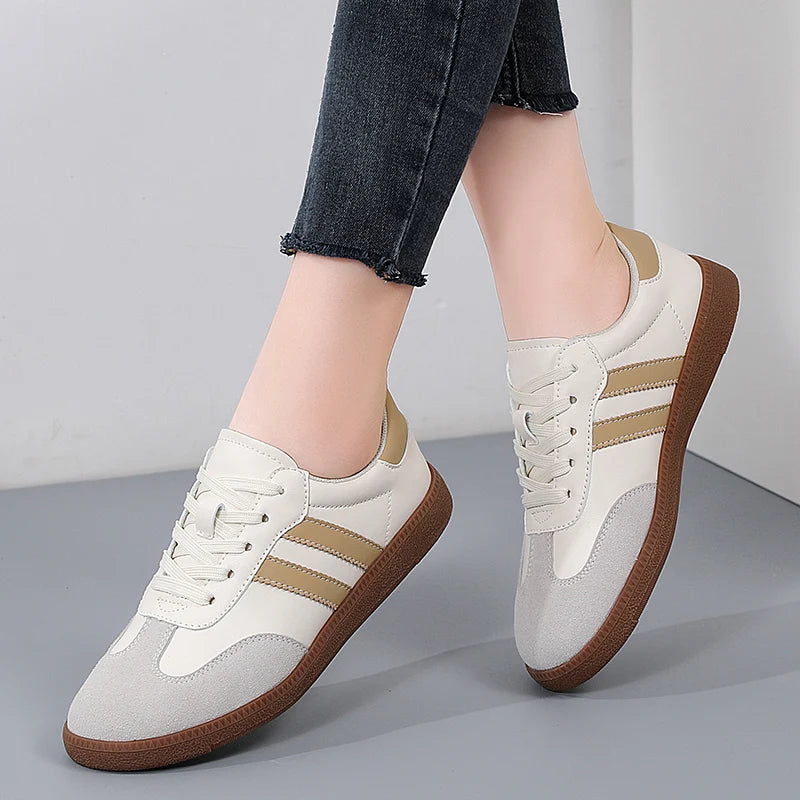 2026 Women Sneakers Fashion Shoes Spring Trend Casual Flats Female New Fashion Comfort White Vulcanized Platform Shoes for Women