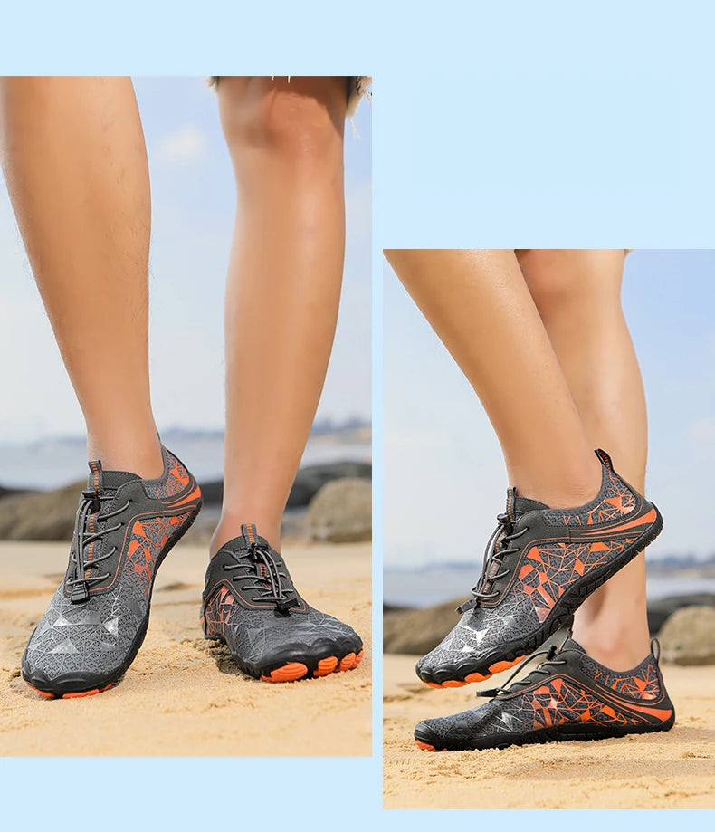 Unisex Barefoot Aqua Quick-Drying Outdoor Sports Water Sneakers Beach Swimming Fitness Wading Hiking Cycling Surf Shoes