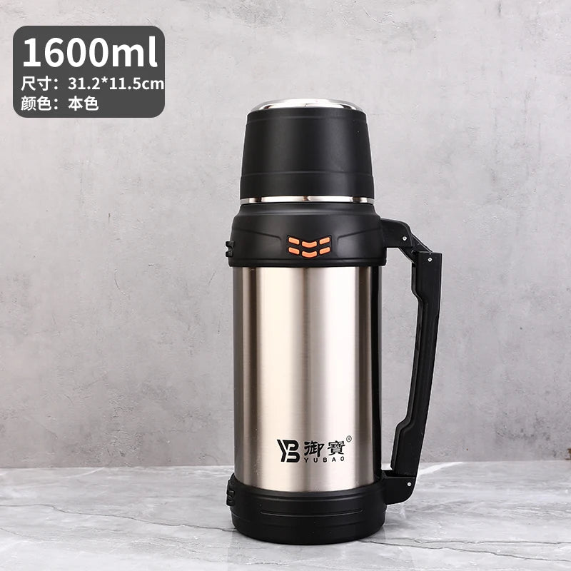 Travel Mug With Handle Stainless Steel Travel Mug Vacuum Cup With Lid Coffee Mugs  Thermal Cups With Adjustable