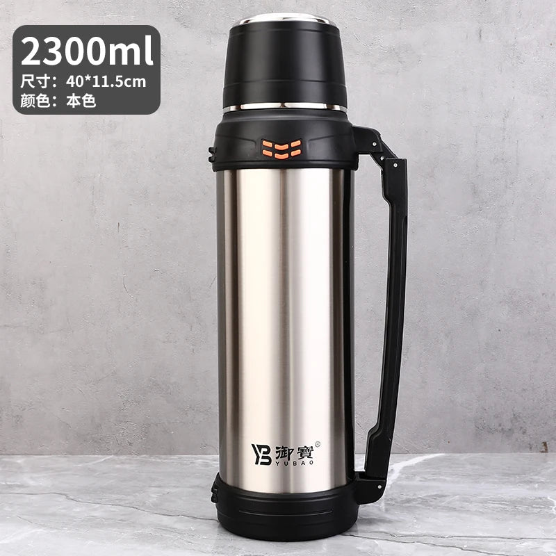 Travel Mug With Handle Stainless Steel Travel Mug Vacuum Cup With Lid Coffee Mugs  Thermal Cups With Adjustable