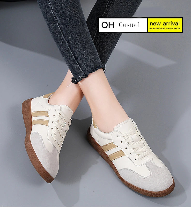 2026 Women Sneakers Fashion Shoes Spring Trend Casual Flats Female New Fashion Comfort White Vulcanized Platform Shoes for Women