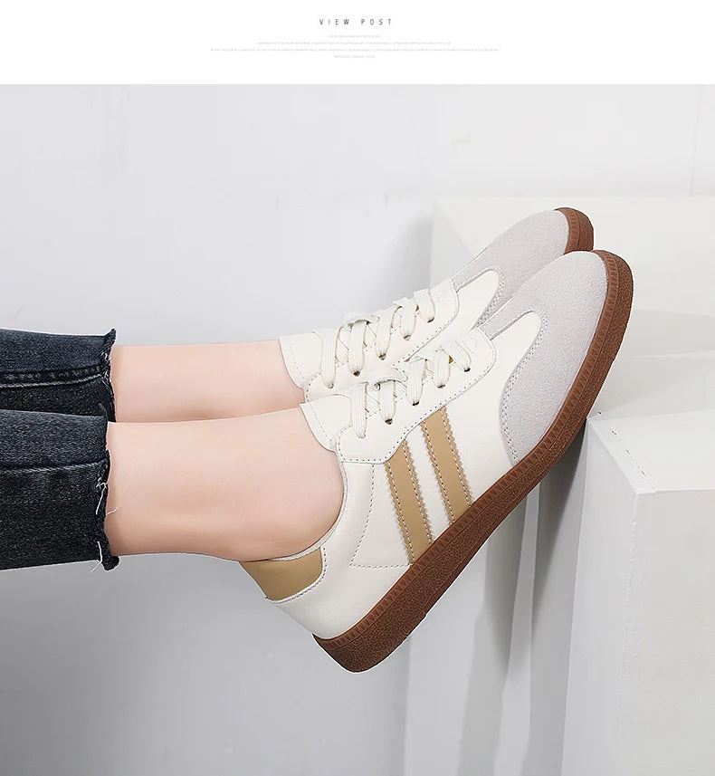 2026 Women Sneakers Fashion Shoes Spring Trend Casual Flats Female New Fashion Comfort White Vulcanized Platform Shoes for Women