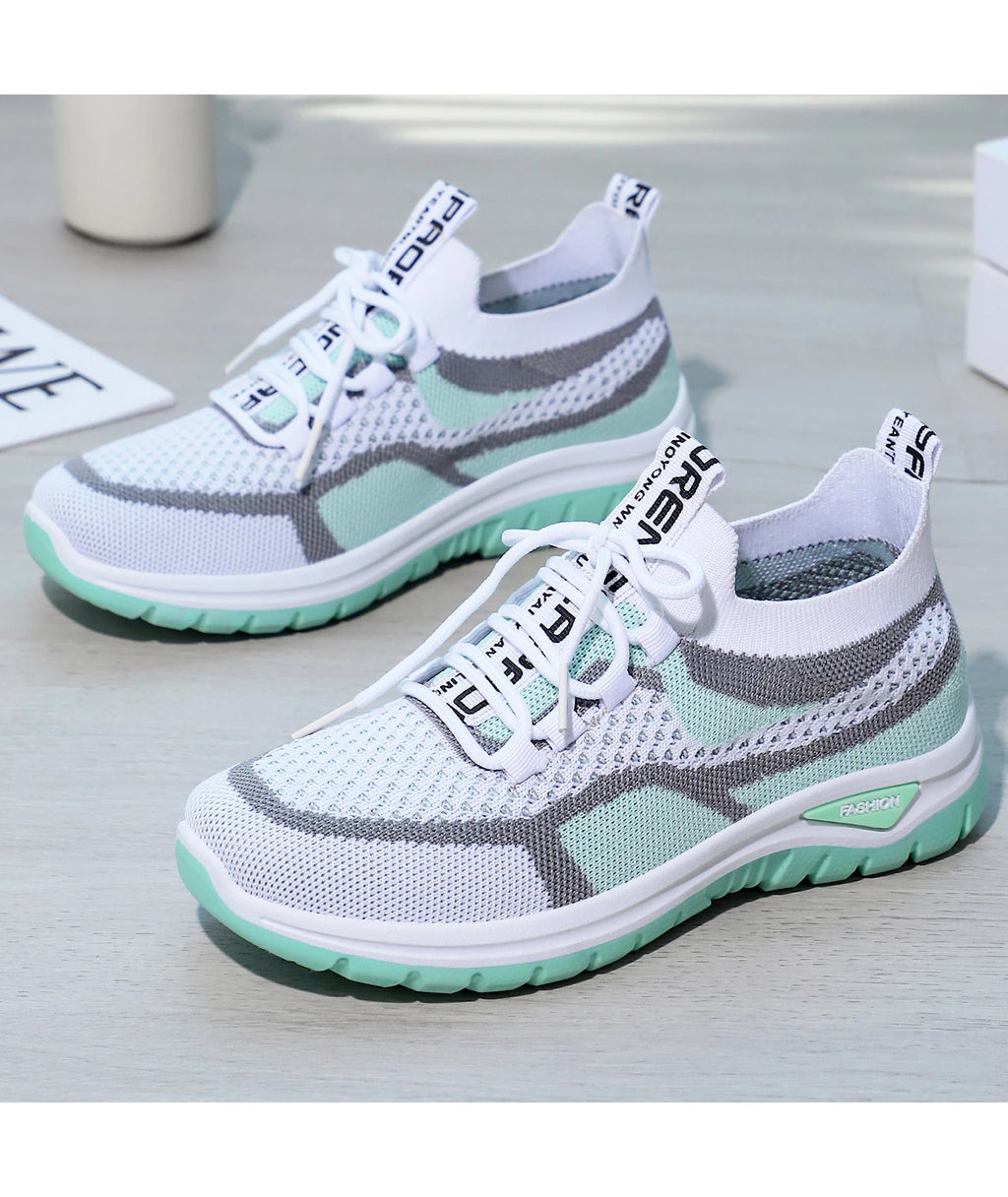 Women Sneakers 2026 New Spring Autumn Brand Luxury Vulcanize Shoes Casual Footwear Zapatillas Mujer Light Flat Breathable Shoes