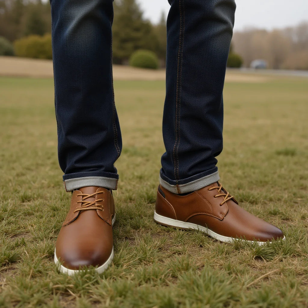 Men Sneakers Fashionable comfortable leather shoes 2024 men casual shoe