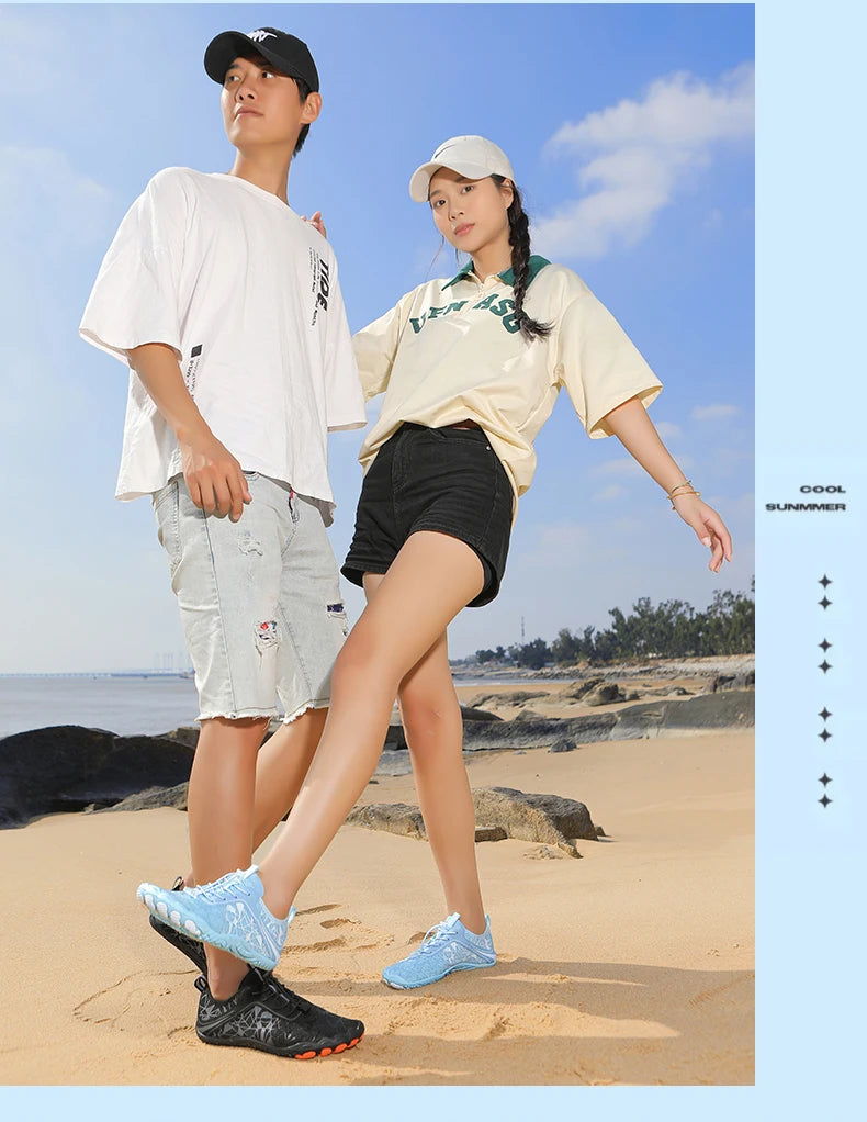 Unisex Barefoot Aqua Quick-Drying Outdoor Sports Water Sneakers Beach Swimming Fitness Wading Hiking Cycling Surf Shoes