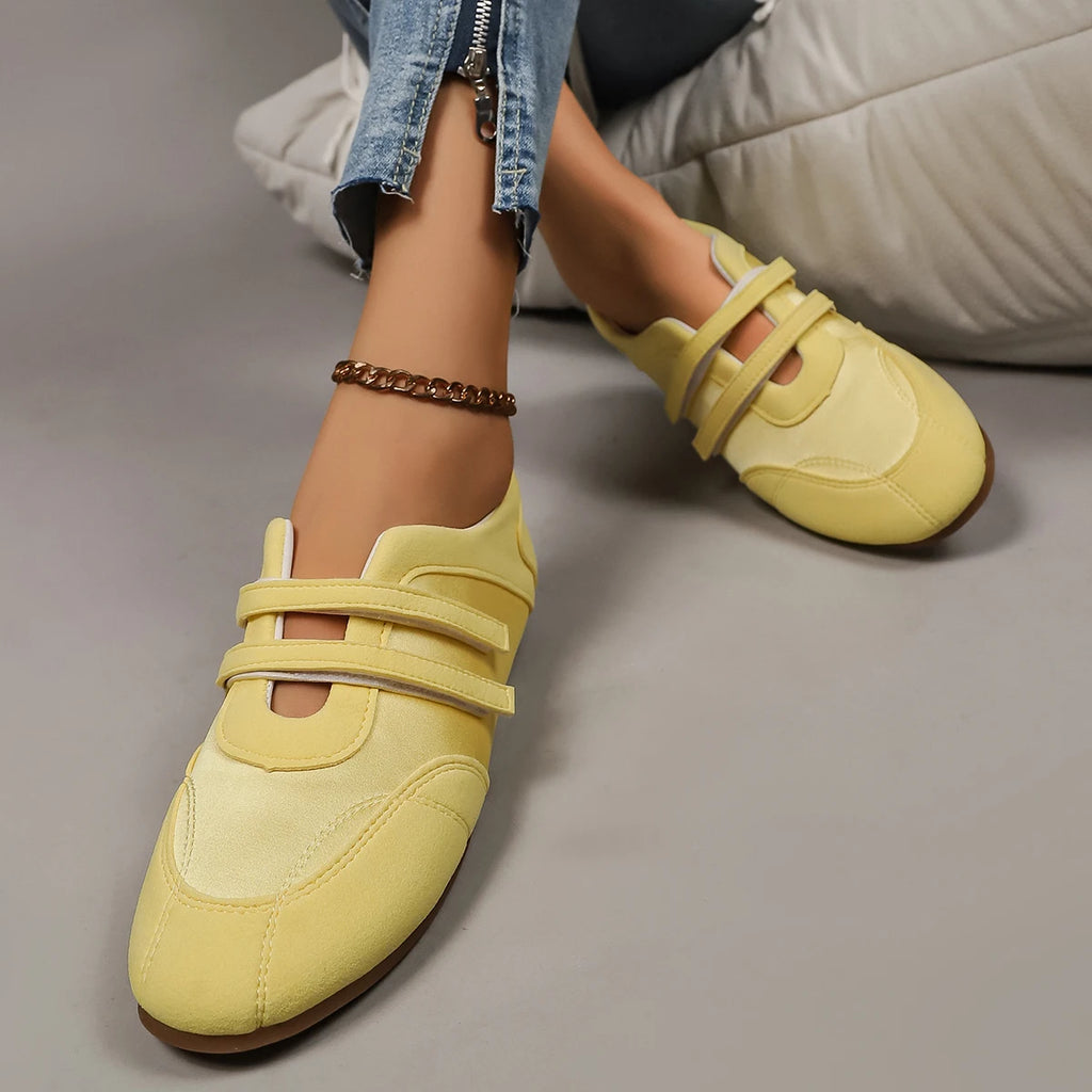 Flats Women's Sports Shoes Fashion Sneakers Casual Shallow Loafers Shoes Walking Ballet Shoes Trend Cozy Zapatillas De Mujer