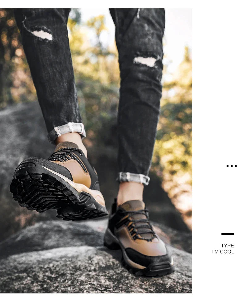 Men Boots Outdoor Sneakers Men Shoes 2025 New Fashion Male Casual Footwear Comfortable Tenis Masculino Botas Men Sneakers Shoes