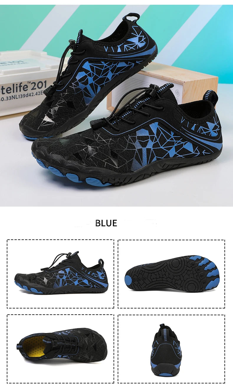 Unisex Barefoot Aqua Quick-Drying Outdoor Sports Water Sneakers Beach Swimming Fitness Wading Hiking Cycling Surf Shoes