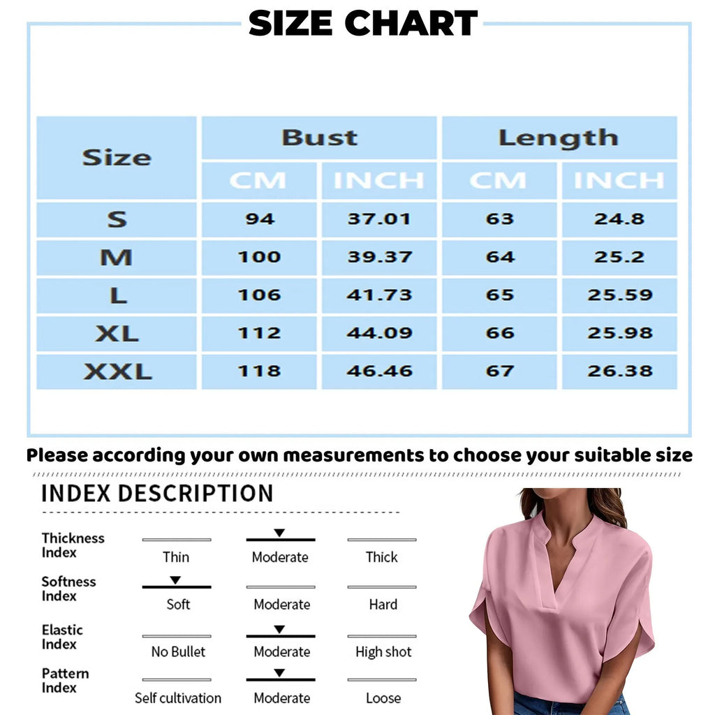 Summer Tops For Women Blouse 2026 Fashion Short Sleeve Solid V Neck Loose Shirts And Blouses Elegant Laies White Tops