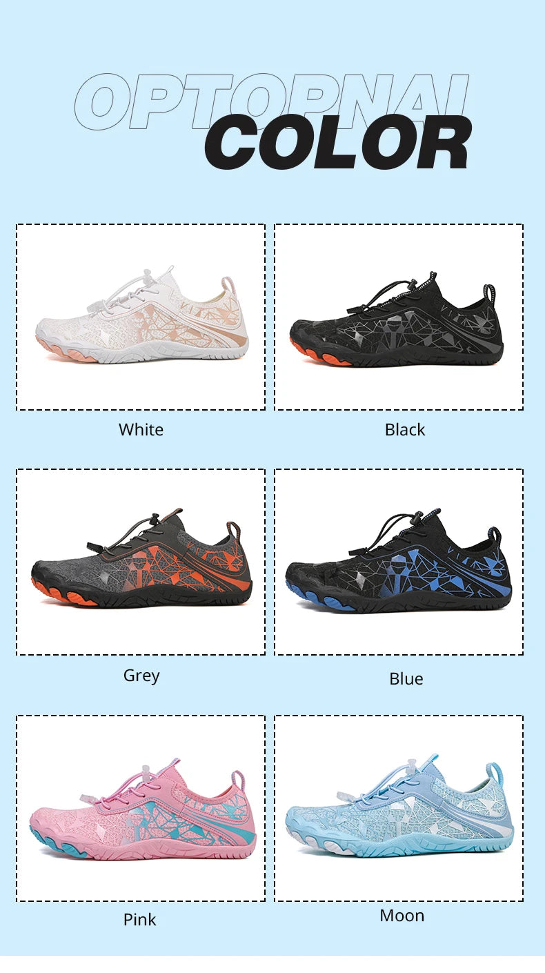 Unisex Barefoot Aqua Quick-Drying Outdoor Sports Water Sneakers Beach Swimming Fitness Wading Hiking Cycling Surf Shoes