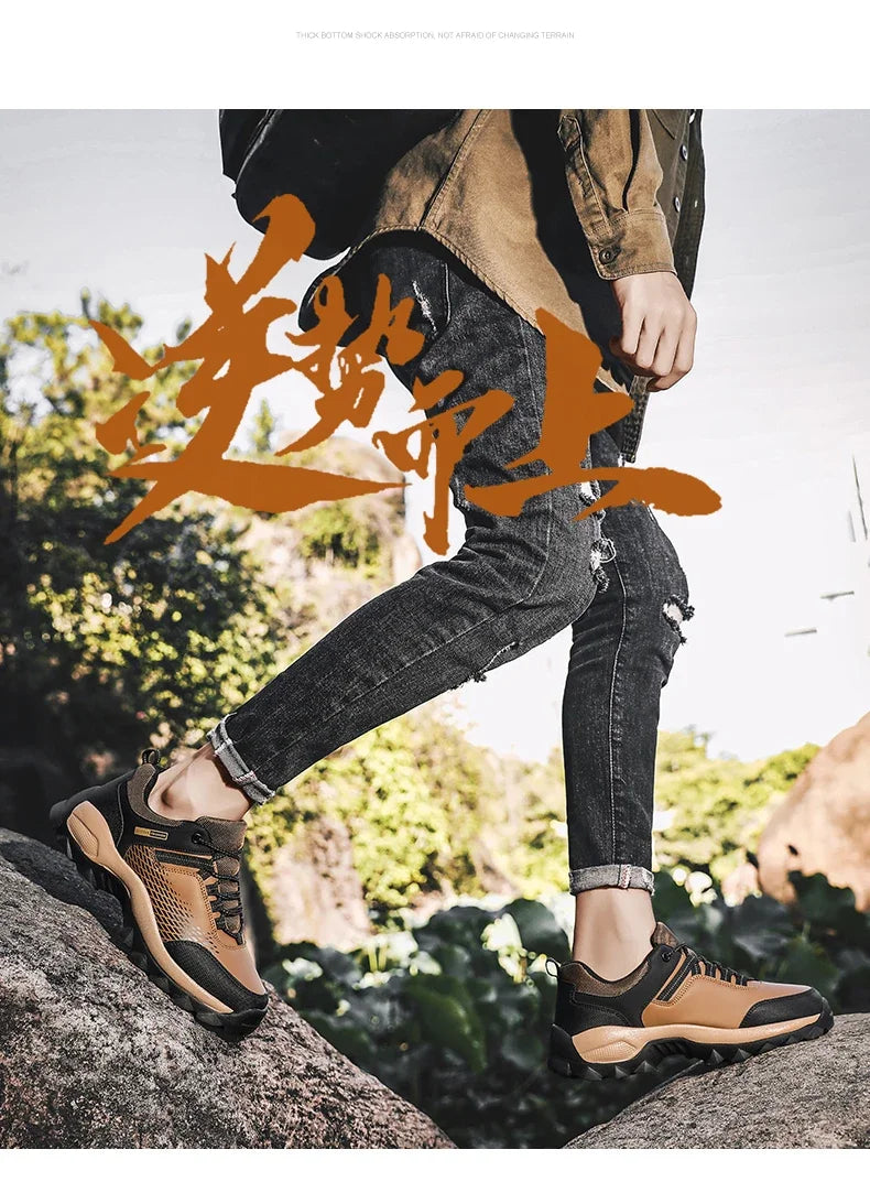 Men Boots Outdoor Sneakers Men Shoes 2025 New Fashion Male Casual Footwear Comfortable Tenis Masculino Botas Men Sneakers Shoes