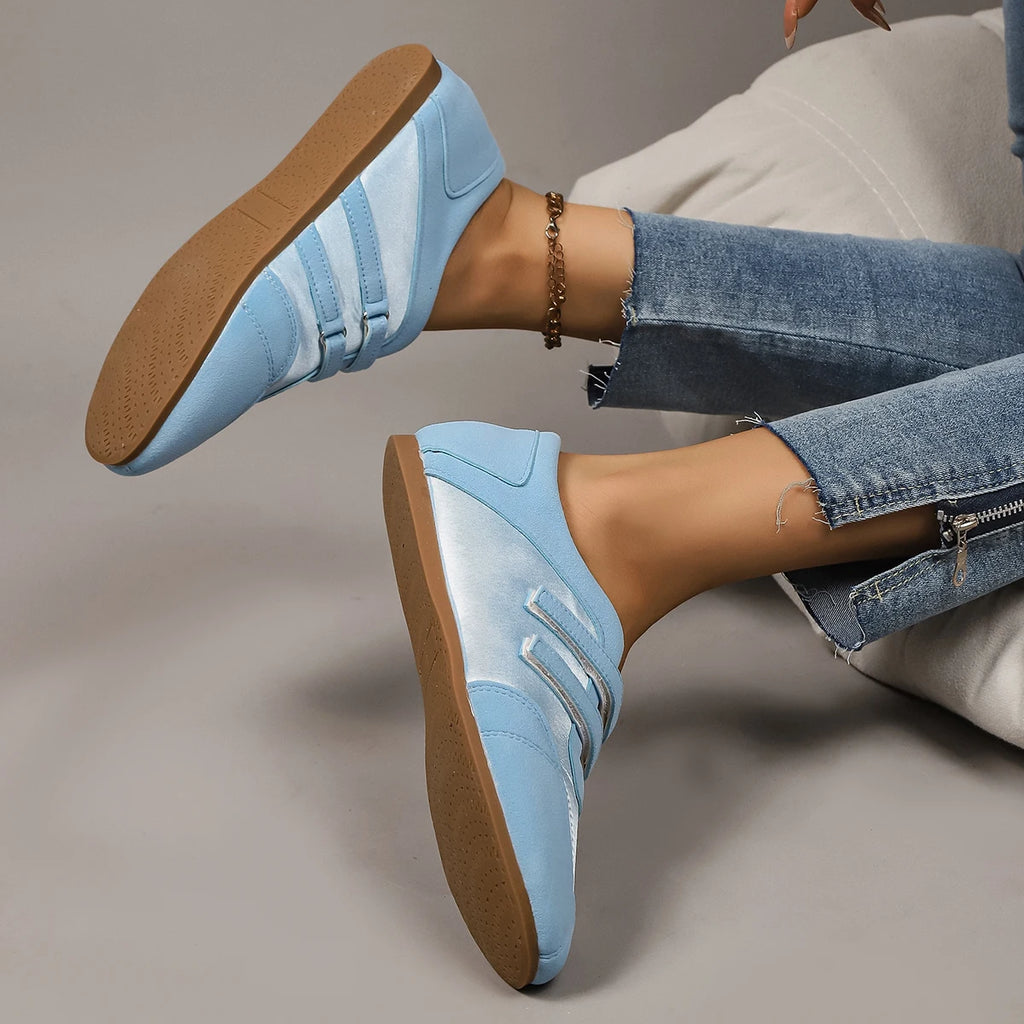 Flats Women's Sports Shoes Fashion Sneakers Casual Shallow Loafers Shoes Walking Ballet Shoes Trend Cozy Zapatillas De Mujer