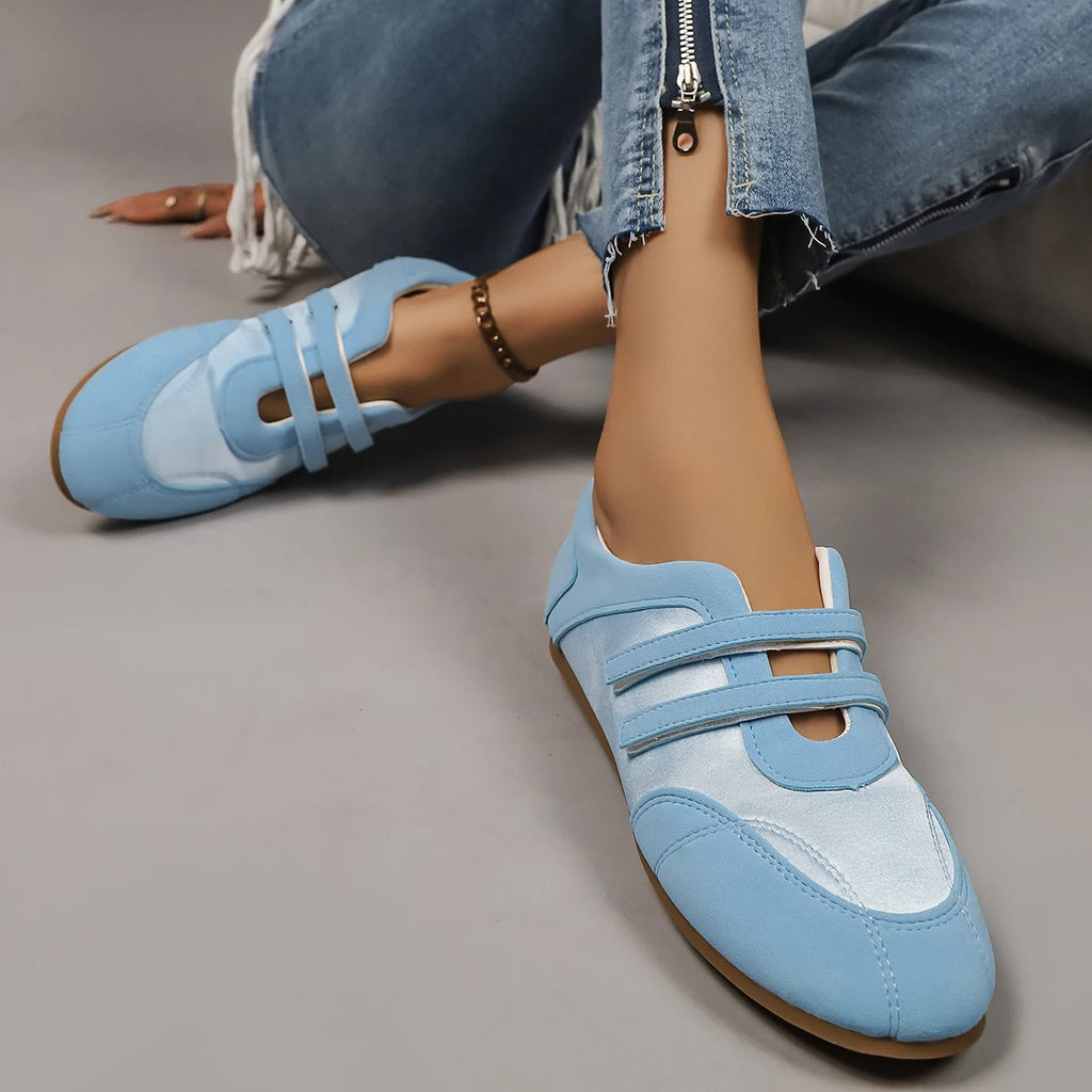 Flats Women's Sports Shoes Fashion Sneakers Casual Shallow Loafers Shoes Walking Ballet Shoes Trend Cozy Zapatillas De Mujer