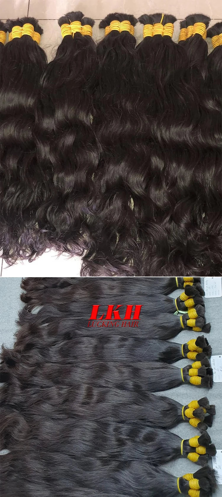 Extensões De Cabelos Humano Indiano Vietinamita Original Natural Brasileiro Cacheados Para Mega Hair Raw Indian 100% Human Hair