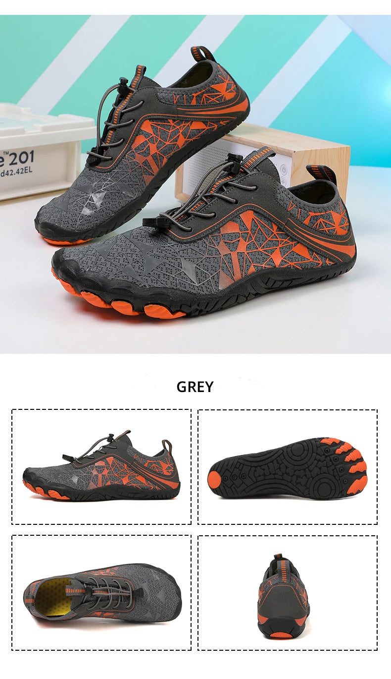 Unisex Barefoot Aqua Quick-Drying Outdoor Sports Water Sneakers Beach Swimming Fitness Wading Hiking Cycling Surf Shoes