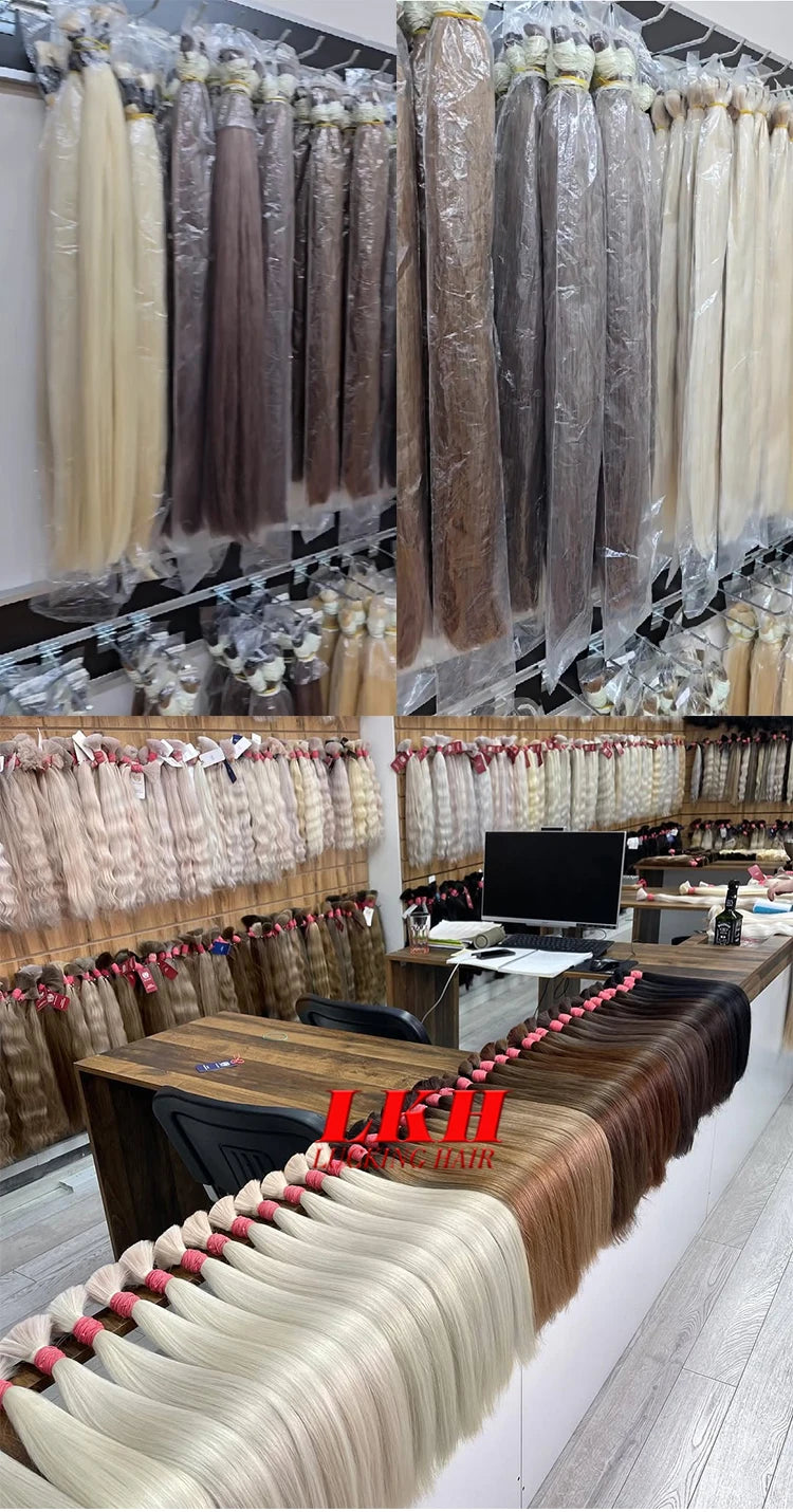 Extensões De Cabelos Humano Indiano Vietinamita Original Natural Brasileiro Cacheados Para Mega Hair Raw Indian 100% Human Hair