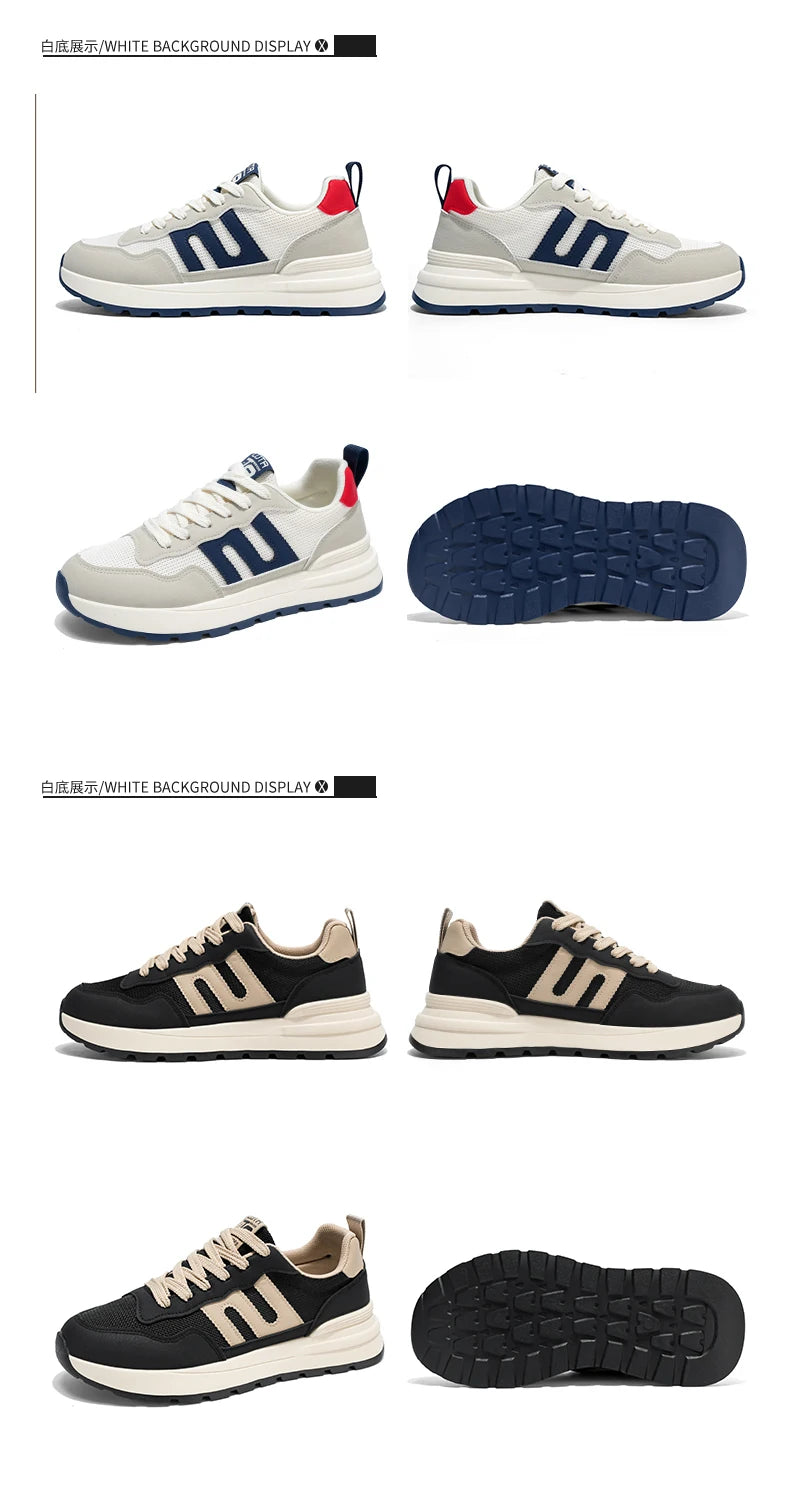 Men's sneakers four seasons new stinkproof breathable soft sole outdoor casual running shoes fashion student joker sports shoes