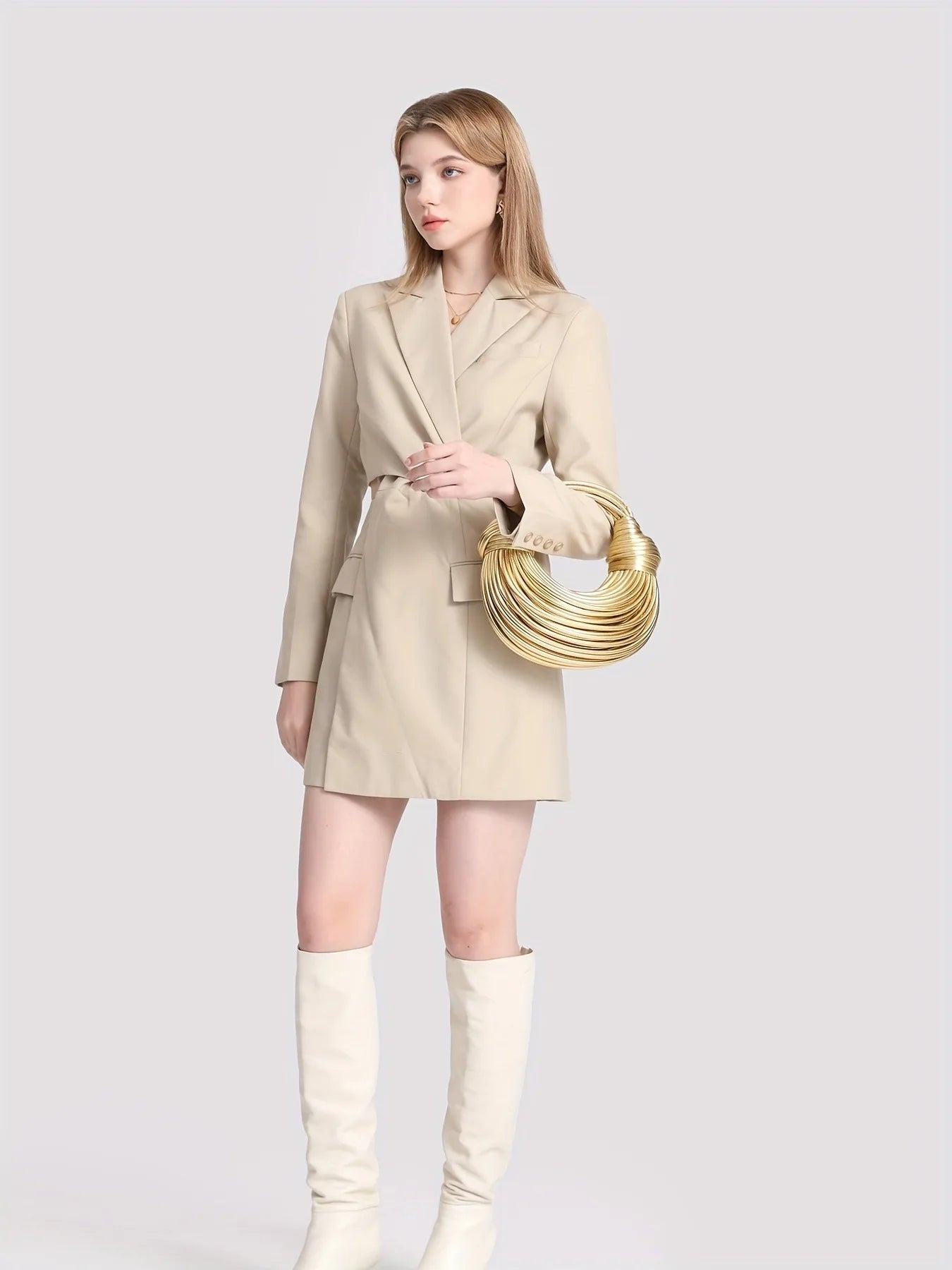 Handbags for Women 2026 New Gold Luxury Designer Brand Handwoven Noodle Bags Rope Knotted Pulled Hobo Silver Evening Clutch Chic