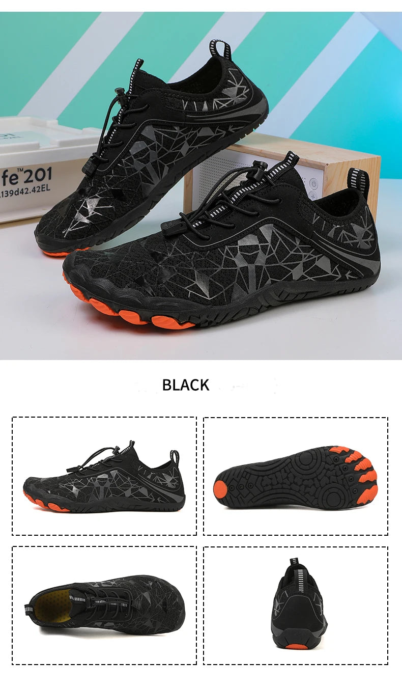 Unisex Barefoot Aqua Quick-Drying Outdoor Sports Water Sneakers Beach Swimming Fitness Wading Hiking Cycling Surf Shoes