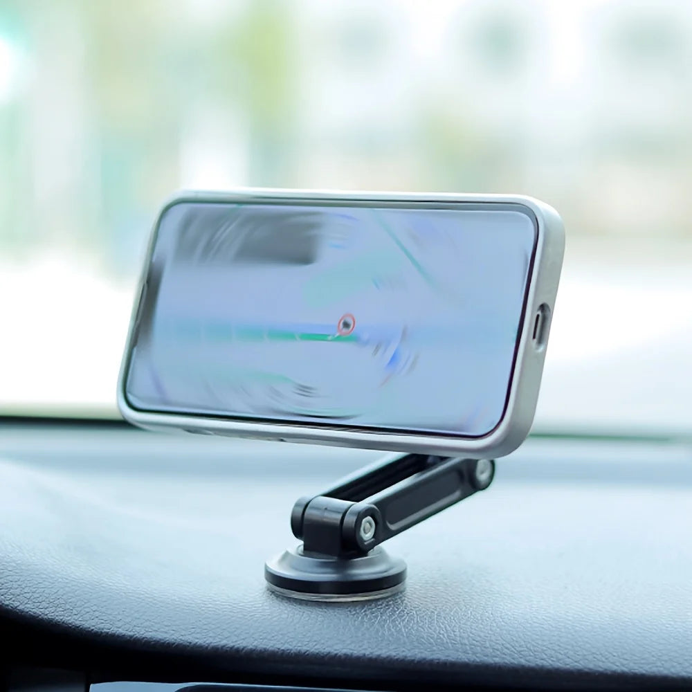 1pc Universal Car Phone Holder, Magnetic Wall Mount with Rotatable Design Waterproof PC Material Compatible with All Smartphones