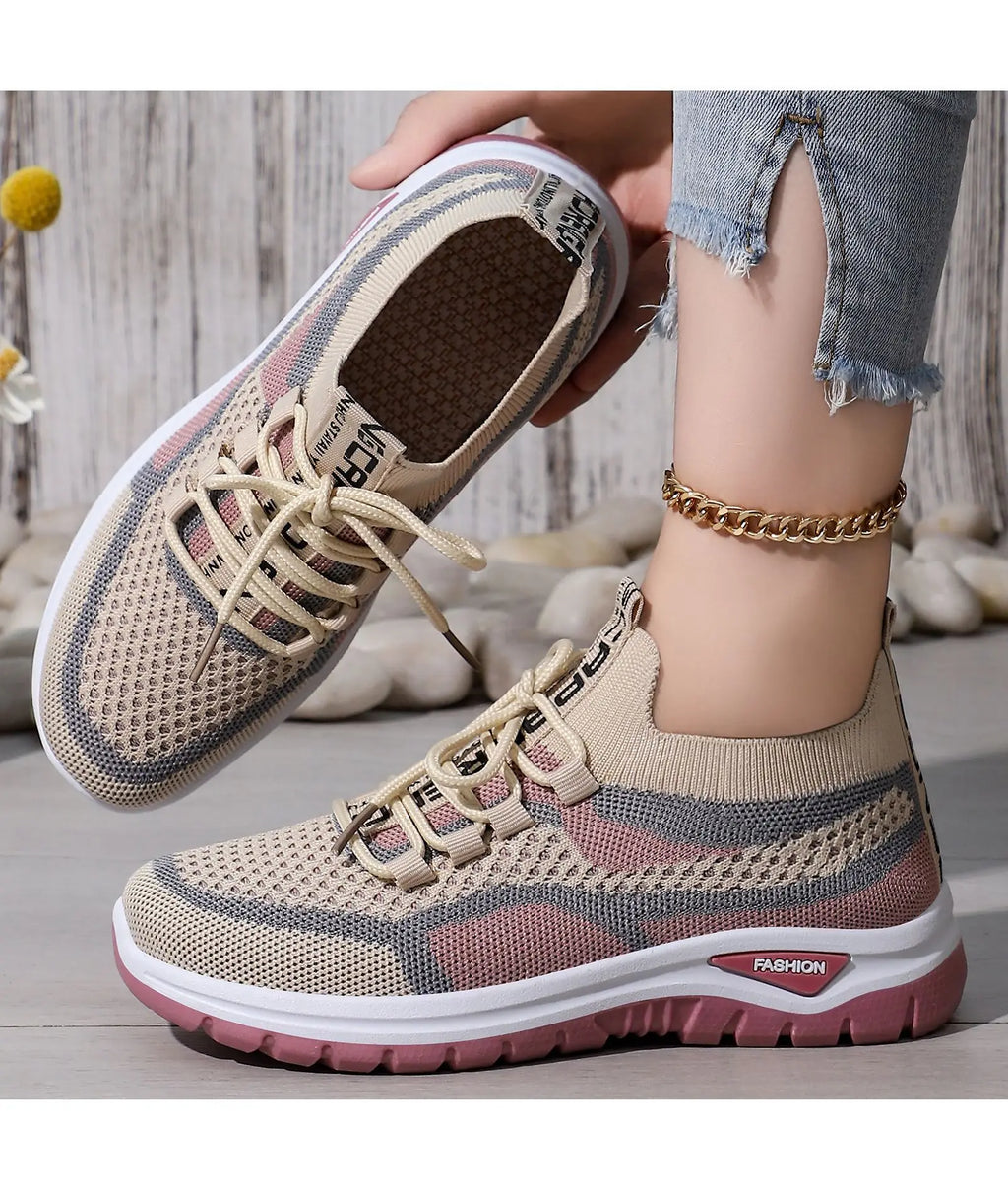 Women Sneakers 2026 New Spring Autumn Brand Luxury Vulcanize Shoes Casual Footwear Zapatillas Mujer Light Flat Breathable Shoes