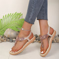 Women's Sandals Flat Sandals Summers 2026 Shoes Woman Bohemia Style Sandalias Mujer Casual Shoes Summer Footwear Women