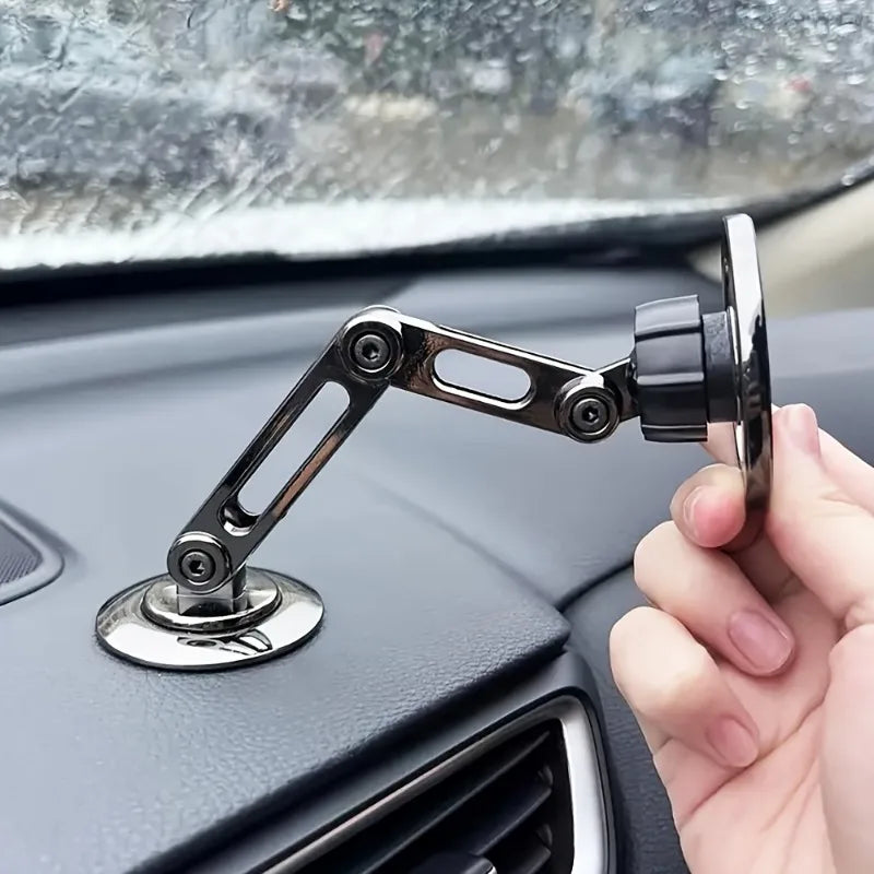 1pc Universal Car Phone Holder, Magnetic Wall Mount with Rotatable Design Waterproof PC Material Compatible with All Smartphones