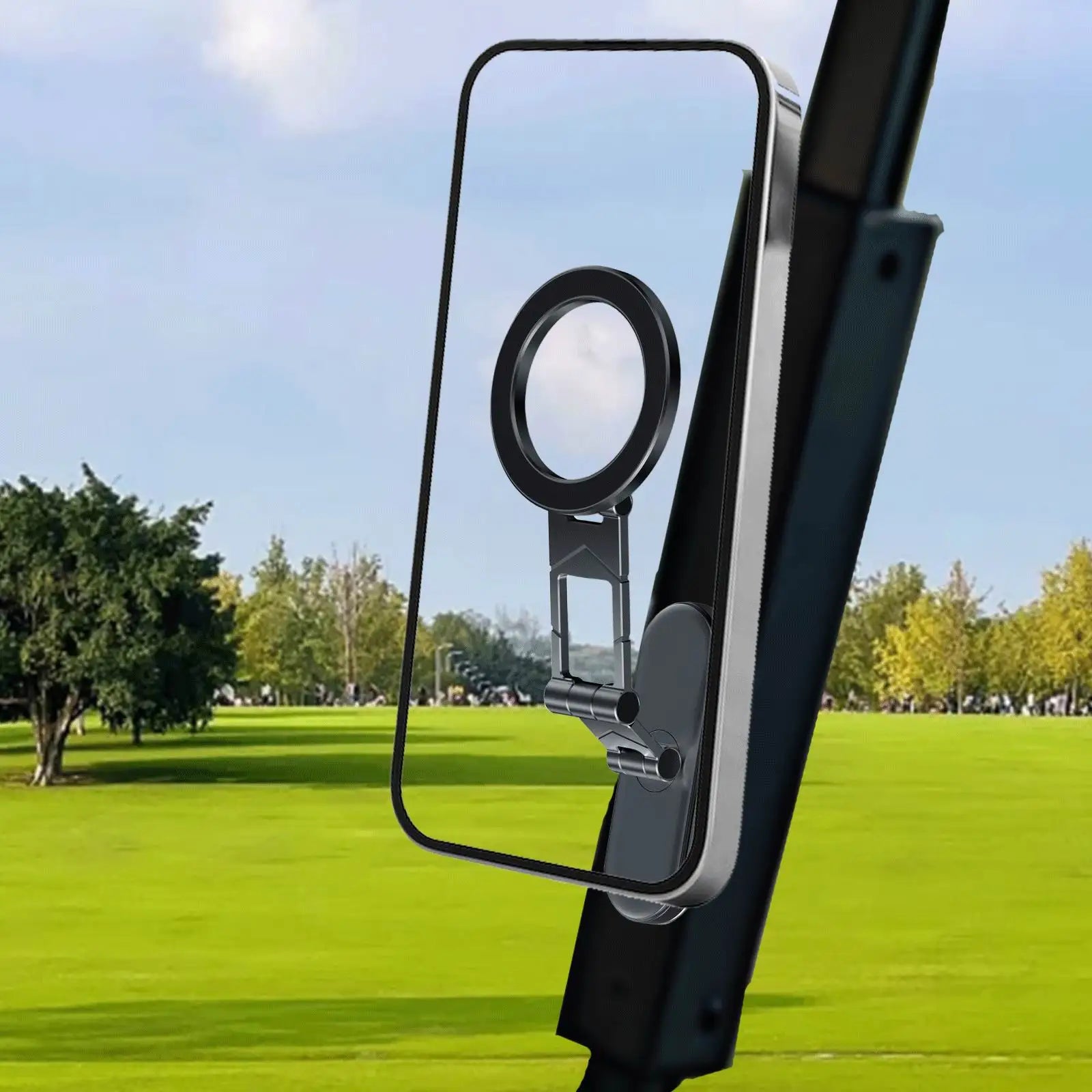 Dual Side Magnetic Car Phone Holder for Magsafe iPhone 17 16 15 Car Dashboard Holder 360° Rotation Phone Holder for Android