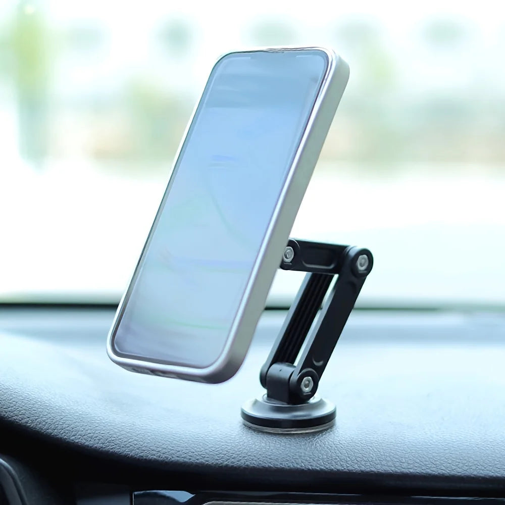 1pc Universal Car Phone Holder, Magnetic Wall Mount with Rotatable Design Waterproof PC Material Compatible with All Smartphones