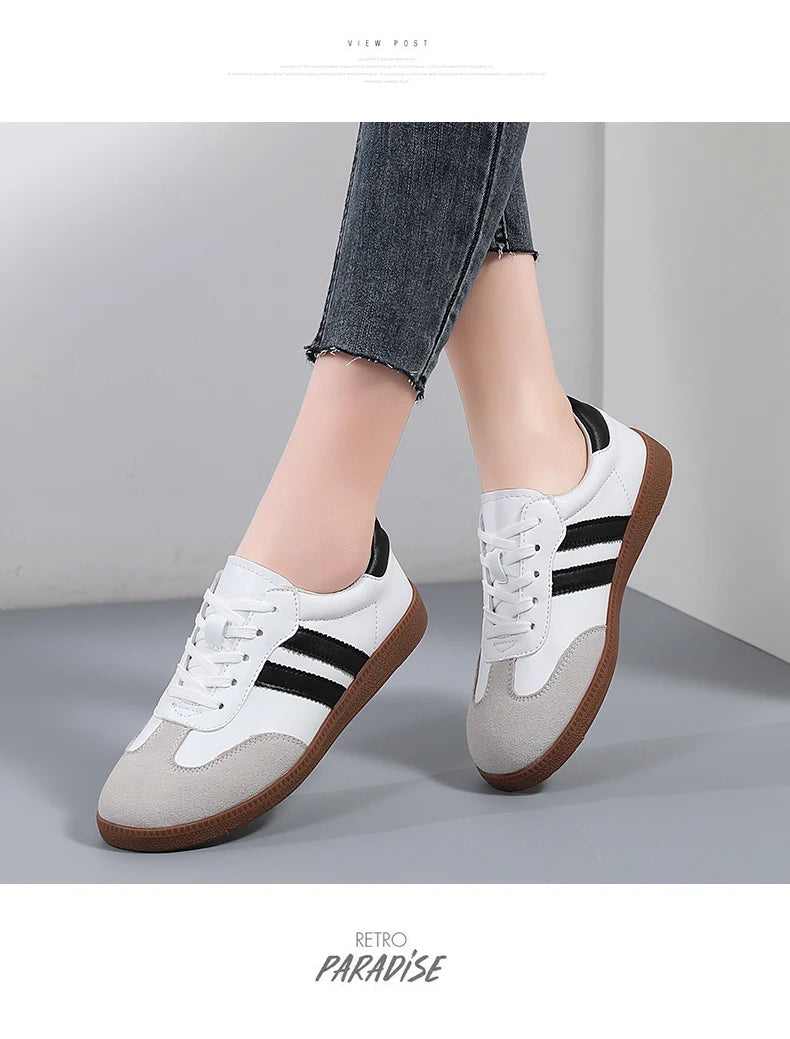 2026 Women Sneakers Fashion Shoes Spring Trend Casual Flats Female New Fashion Comfort White Vulcanized Platform Shoes for Women