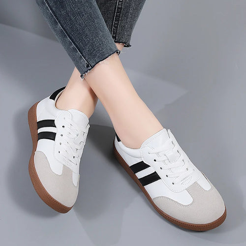 2026 Women Sneakers Fashion Shoes Spring Trend Casual Flats Female New Fashion Comfort White Vulcanized Platform Shoes for Women