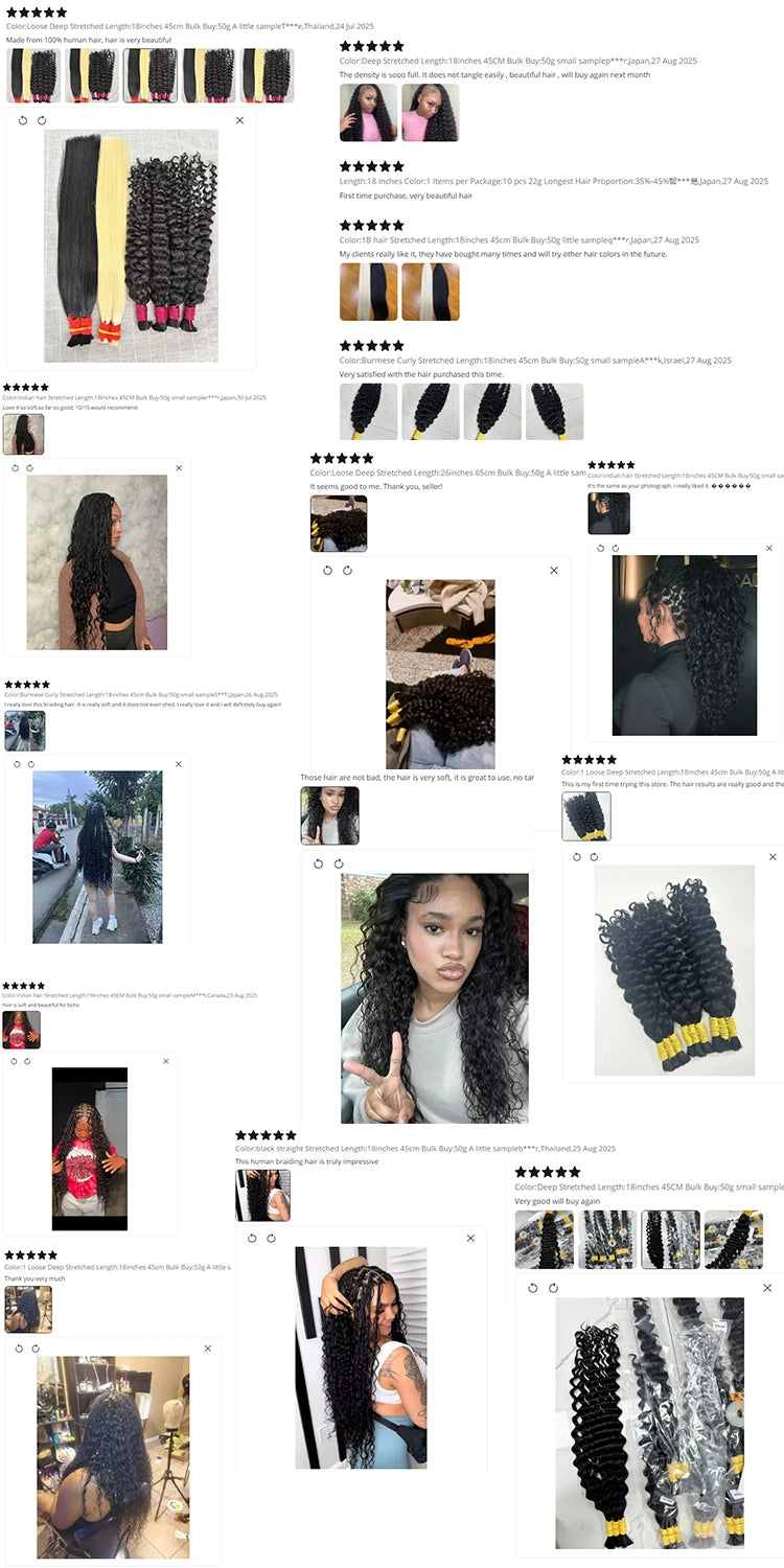 Extensões De Cabelos Humano Indiano Vietinamita Original Natural Brasileiro Cacheados Para Mega Hair Raw Indian 100% Human Hair