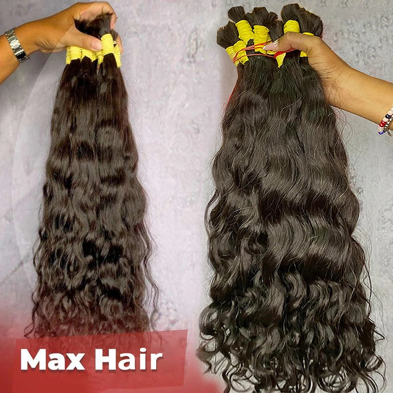 Extensões De Cabelos Humano Indiano Vietinamita Original Natural Brasileiro Cacheados Para Mega Hair Raw Indian 100% Human Hair