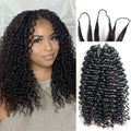 Crochet Human Hair Curly for Black Women Pre Separated Crochet Hair Extensions Human Hair Water Wave Bundles Knotless
