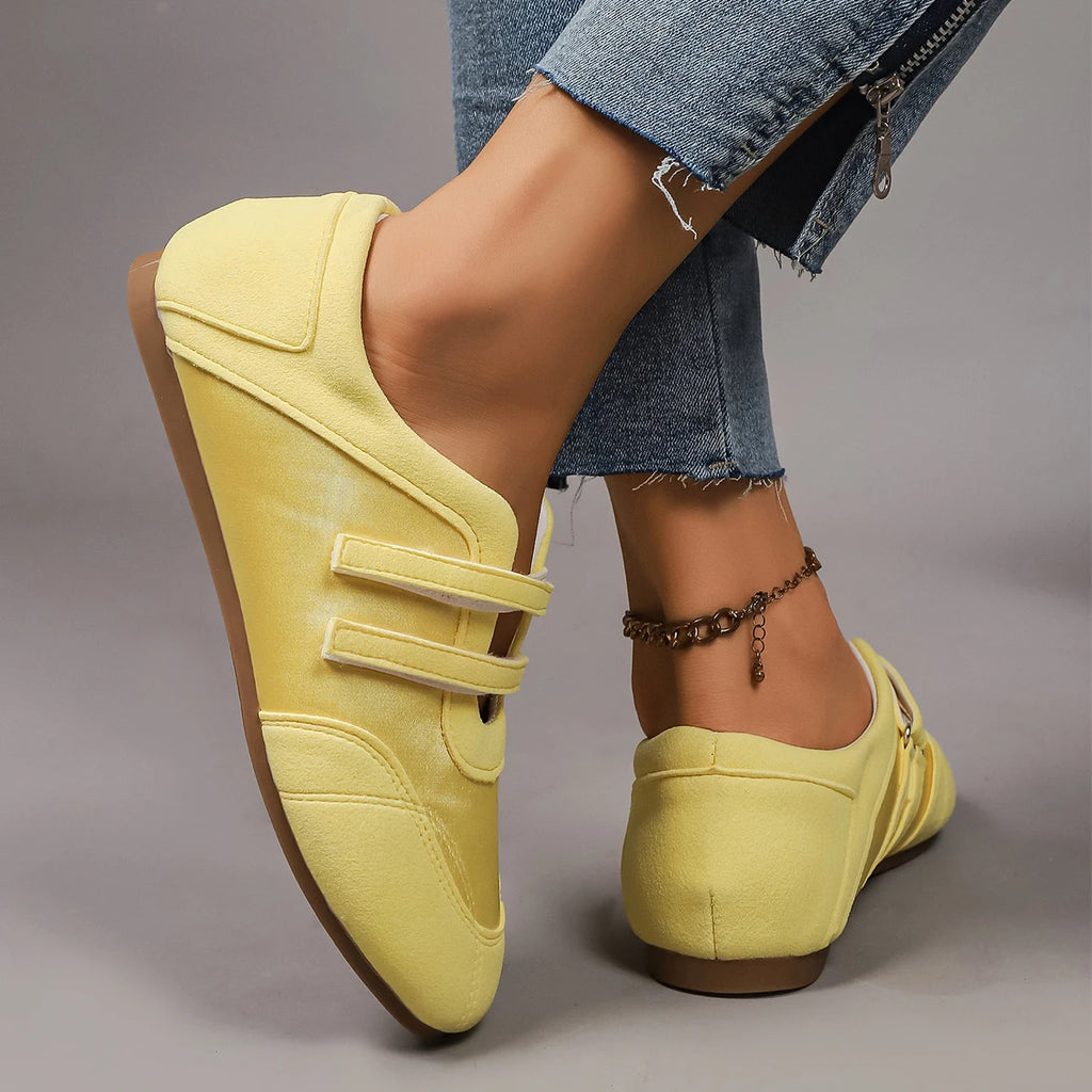 Flats Women's Sports Shoes Fashion Sneakers Casual Shallow Loafers Shoes Walking Ballet Shoes Trend Cozy Zapatillas De Mujer