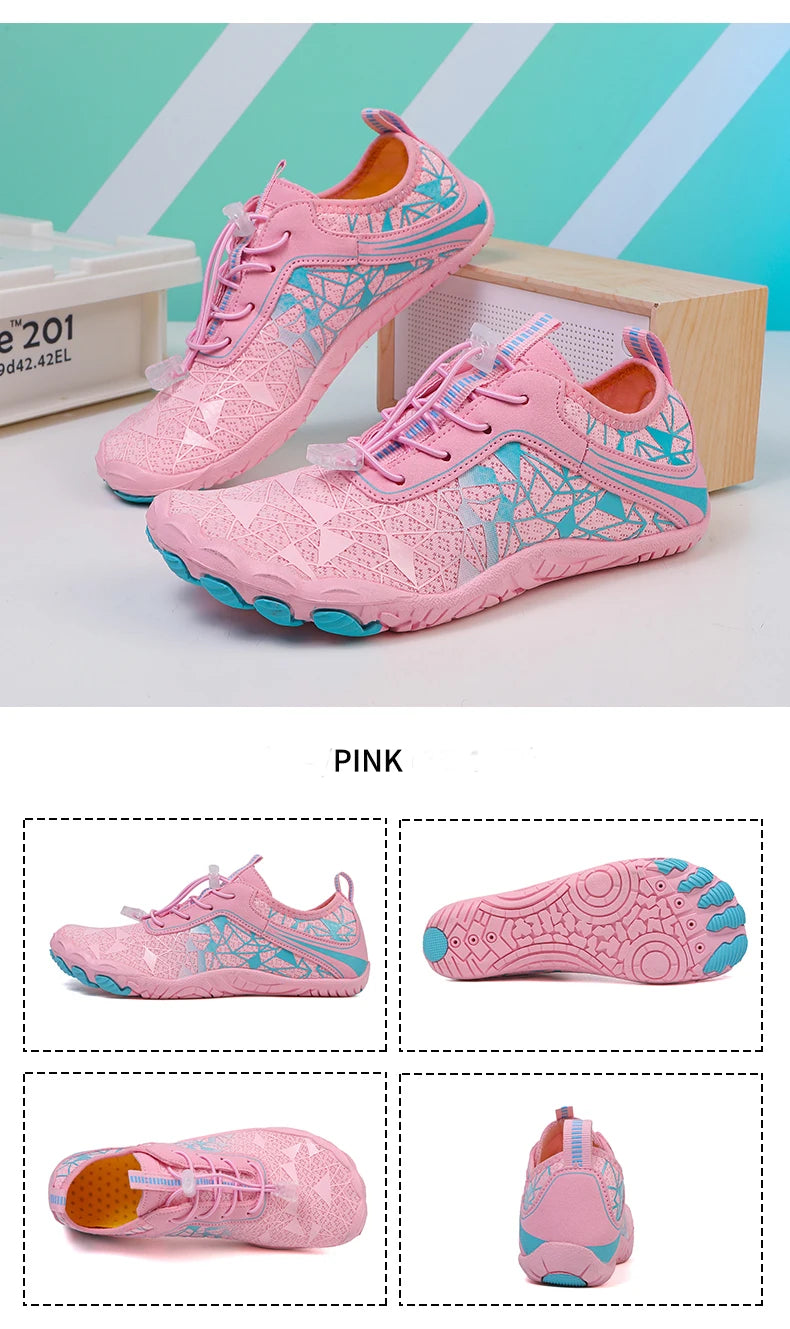 Unisex Barefoot Aqua Quick-Drying Outdoor Sports Water Sneakers Beach Swimming Fitness Wading Hiking Cycling Surf Shoes