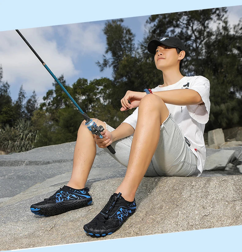 Unisex Barefoot Aqua Quick-Drying Outdoor Sports Water Sneakers Beach Swimming Fitness Wading Hiking Cycling Surf Shoes